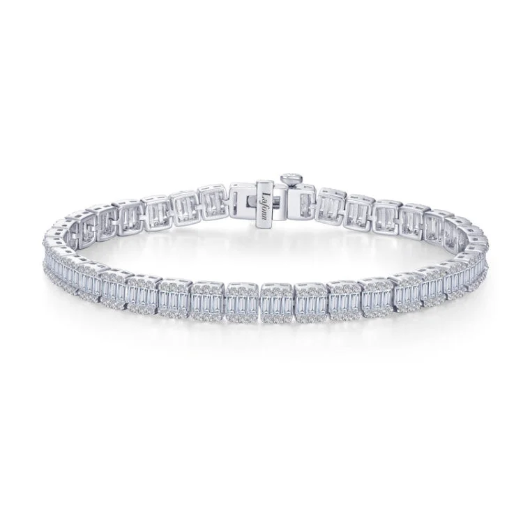 Stackable Silver Bracelets-Classic Tennis Bracelet