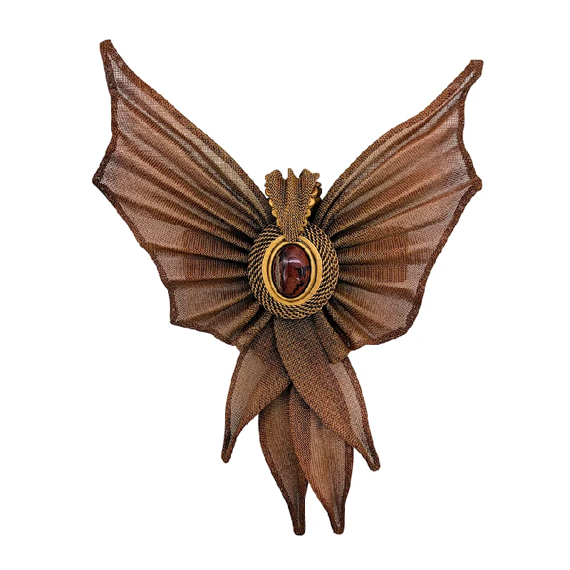 Custom Brooch with Unique Shape-Phoenix Brooch