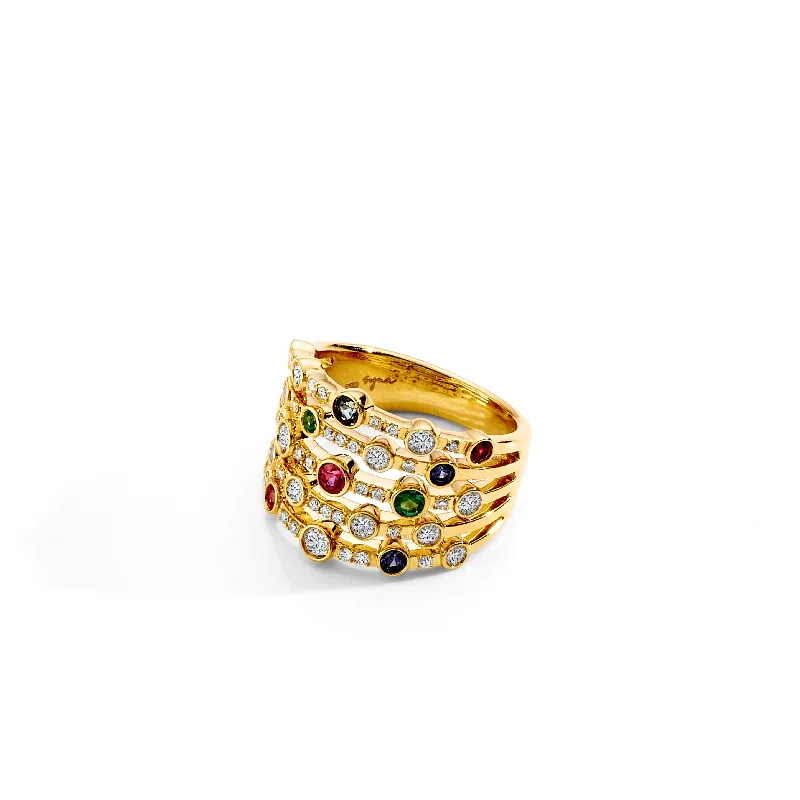 Vintage Diamond Rings-Starry Nights Band