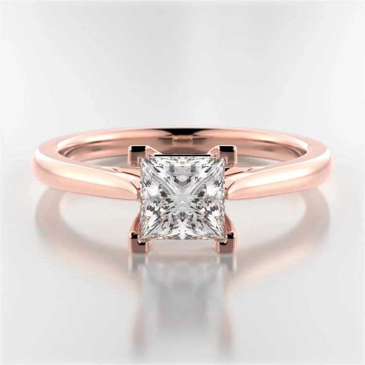 Princess Cut Engagement Rings-Mackenzie Princess-Cut Ring Design