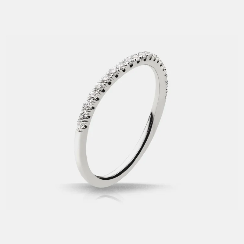 Minimalist Promise Rings-Autumn Diamond Band