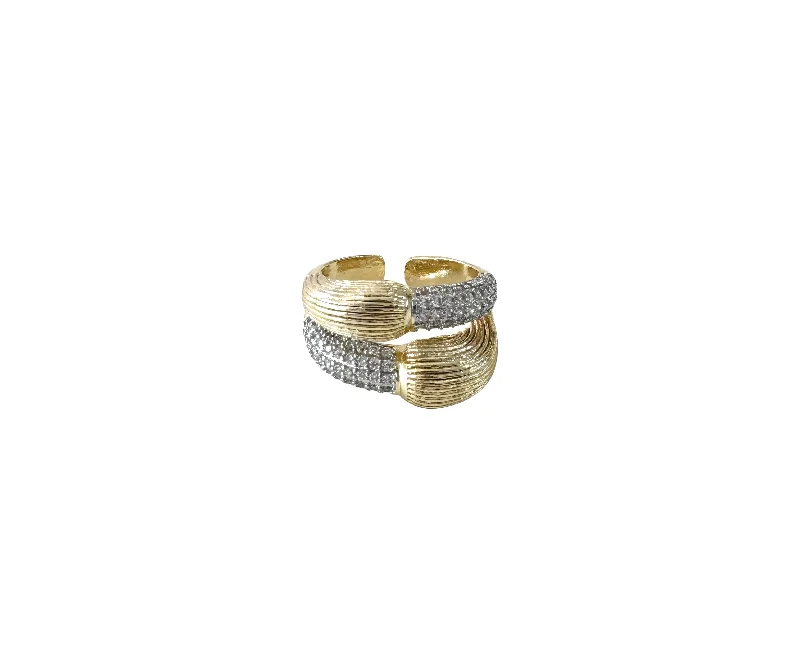 Double Band Wedding Rings-Solei Ring