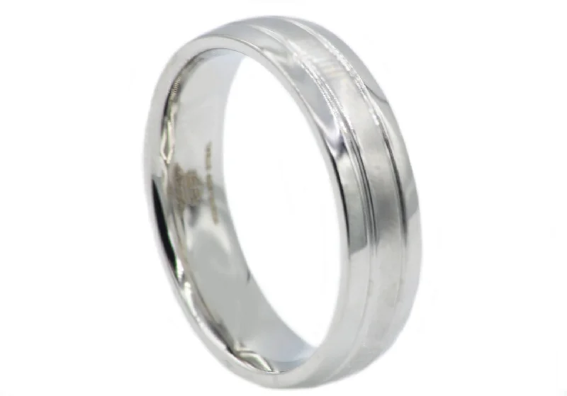 Simple Gold Rings for Men-Mens Stainless Steel Band