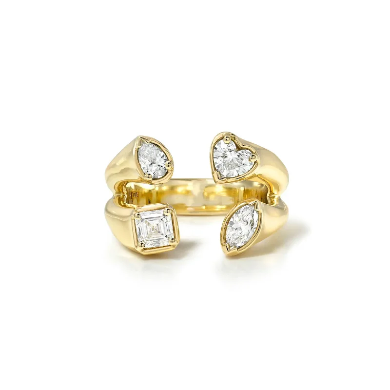 Gemstone Solitaire Rings-Baby Harmony Diamond Ring | Ready to Ship