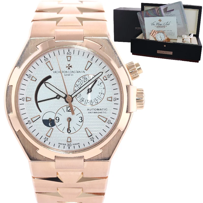 Solar Watches for Hiking Adventures-2013 PAPERS Vacheron Constantin Overseas Dual Time 47450 42mm Rose Gold Watch