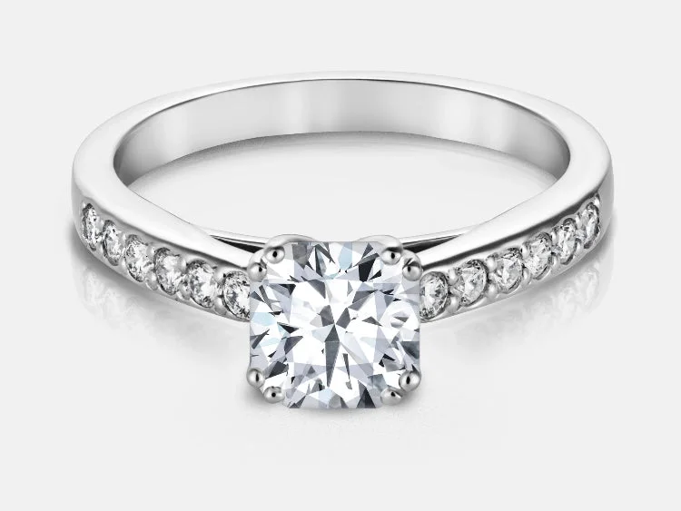 Men's Fashion Rings-Gabriella Cushion Cut Ring Design