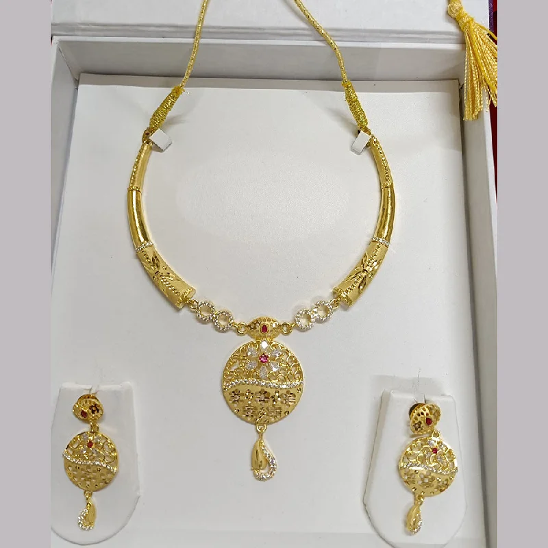 Trendy Silver Necklaces-Pari Art Jewellery Forming Necklace Set