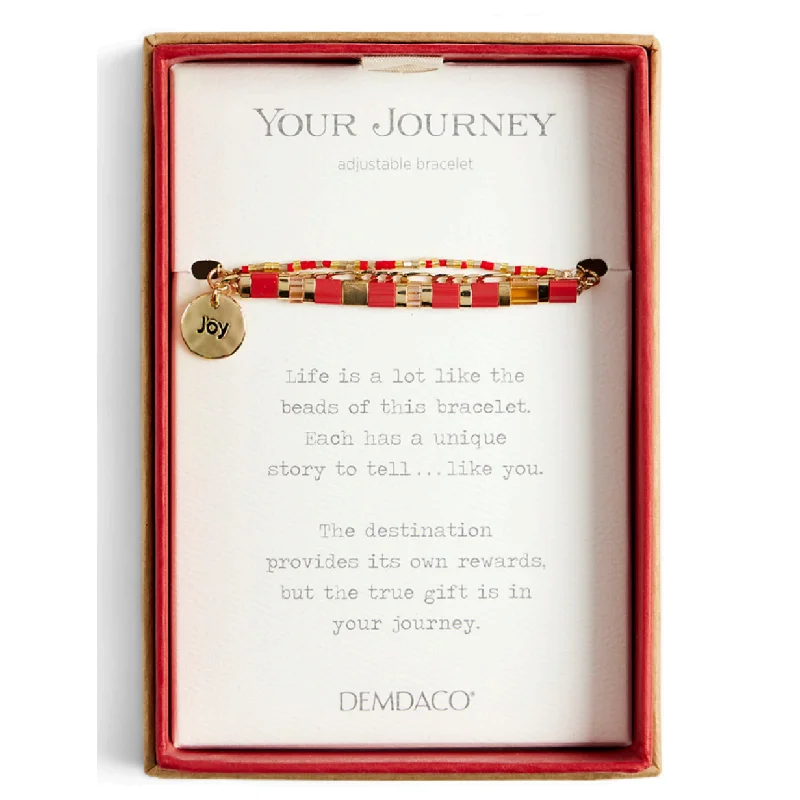 Minimalist Silver Bracelets-Your Journey Tile Bracelet – Holiday