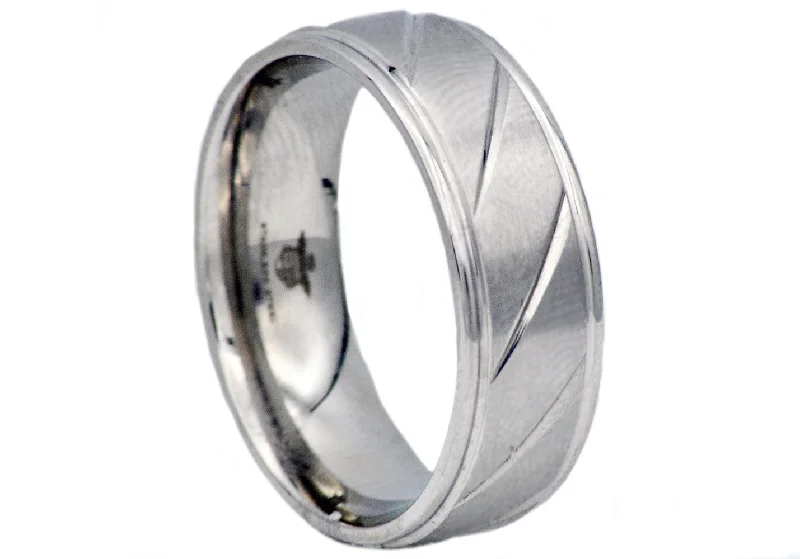 Dainty Gold Rings-Mens Stainless Steel Ring