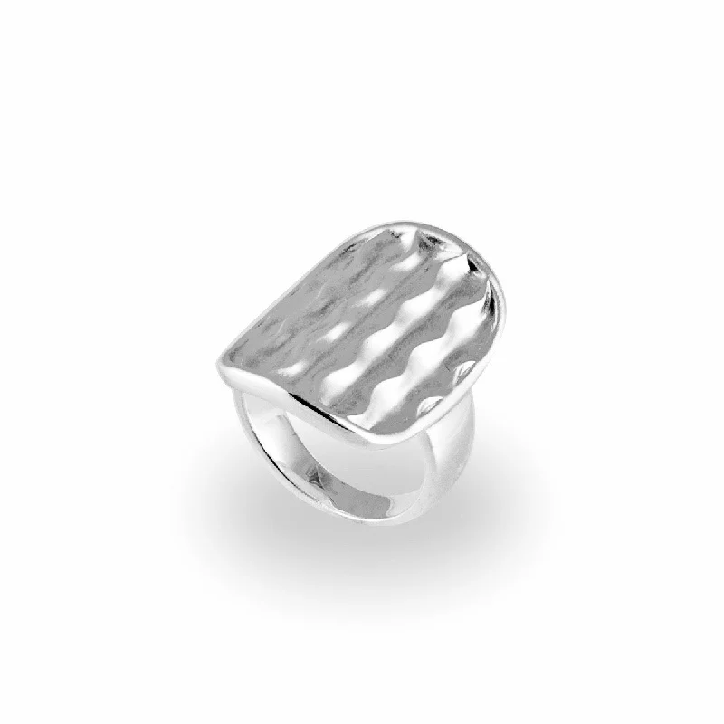 Unique Stackable Rings-Desert Wave Saddle Ring