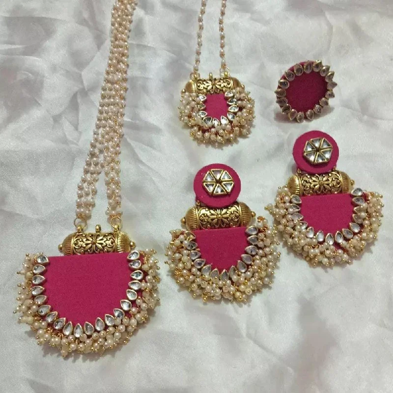 Modern Diamond Necklaces-Shrijicreation Handmade Necklace Set