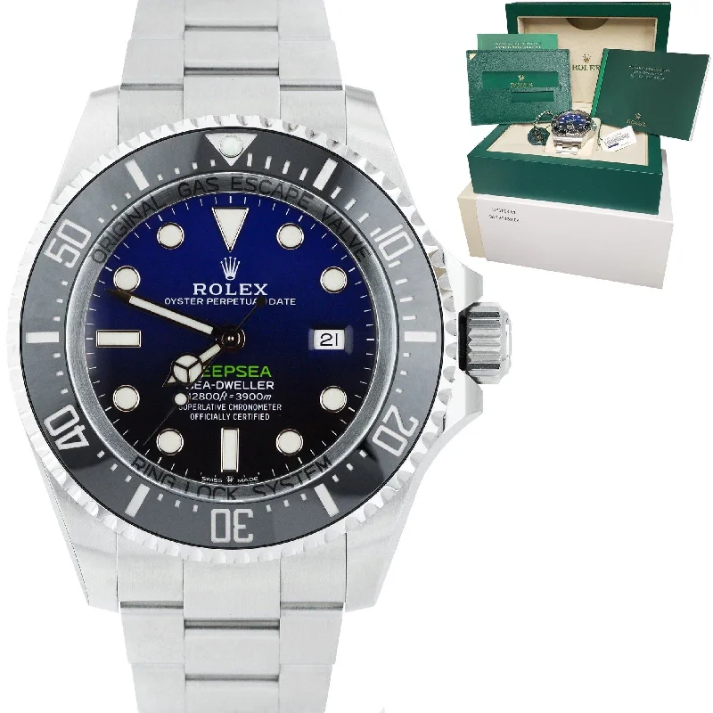 Fashionable Watches for Teens-NEW STICKERED Rolex Sea-Dweller Deepsea 44mm James Cameron Watch 126660