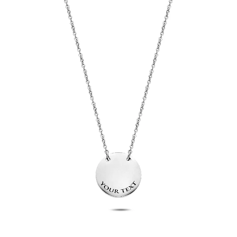 Unique Infinity Necklaces-Coin necklace silver